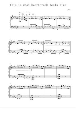 this is what heartbreak feels like piano sheet music And isn't it ironic that the very instrument we use to express joy and happiness can sometimes become a vessel for our deepest sorrows?